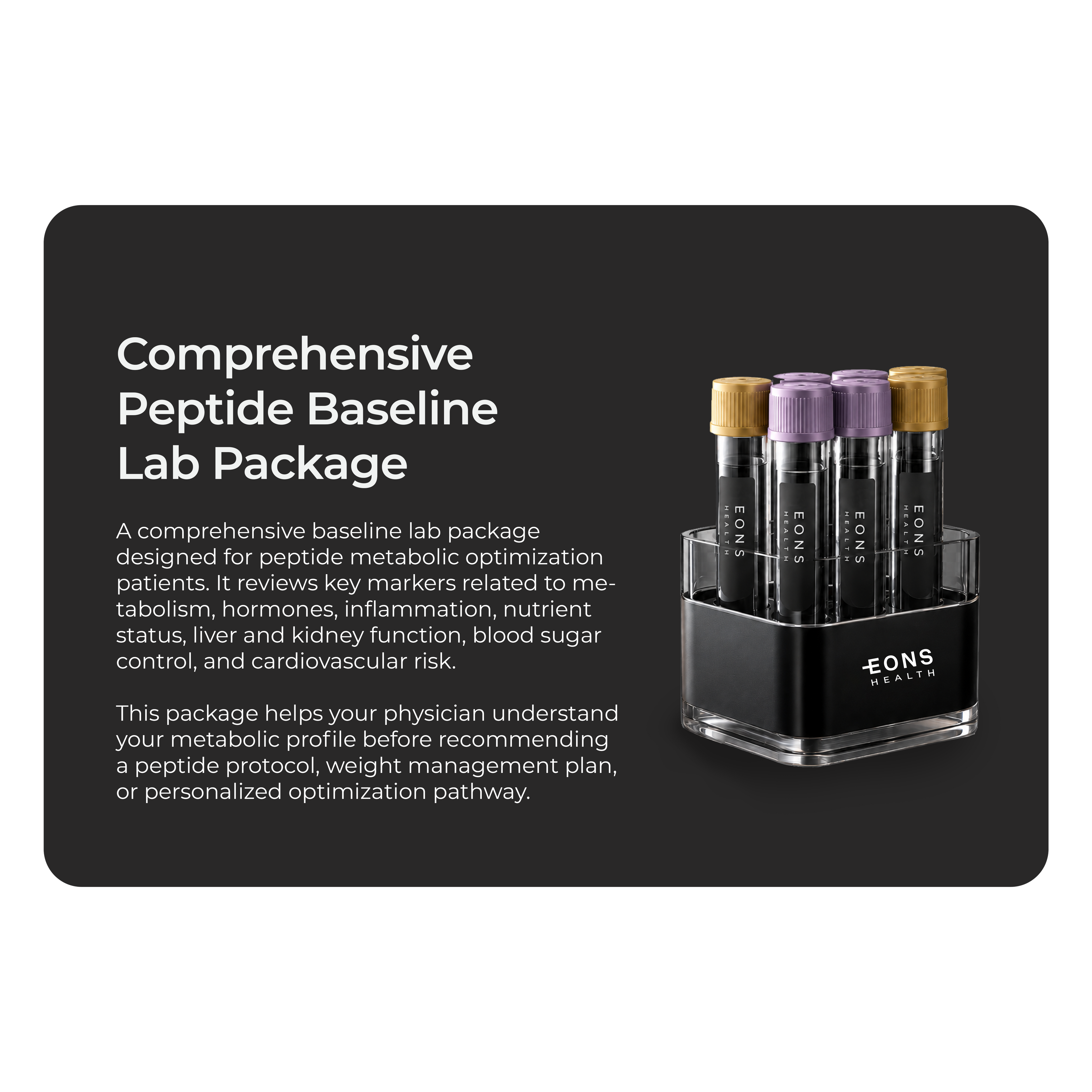 Comprehensive Peptide Baseline Lab Package