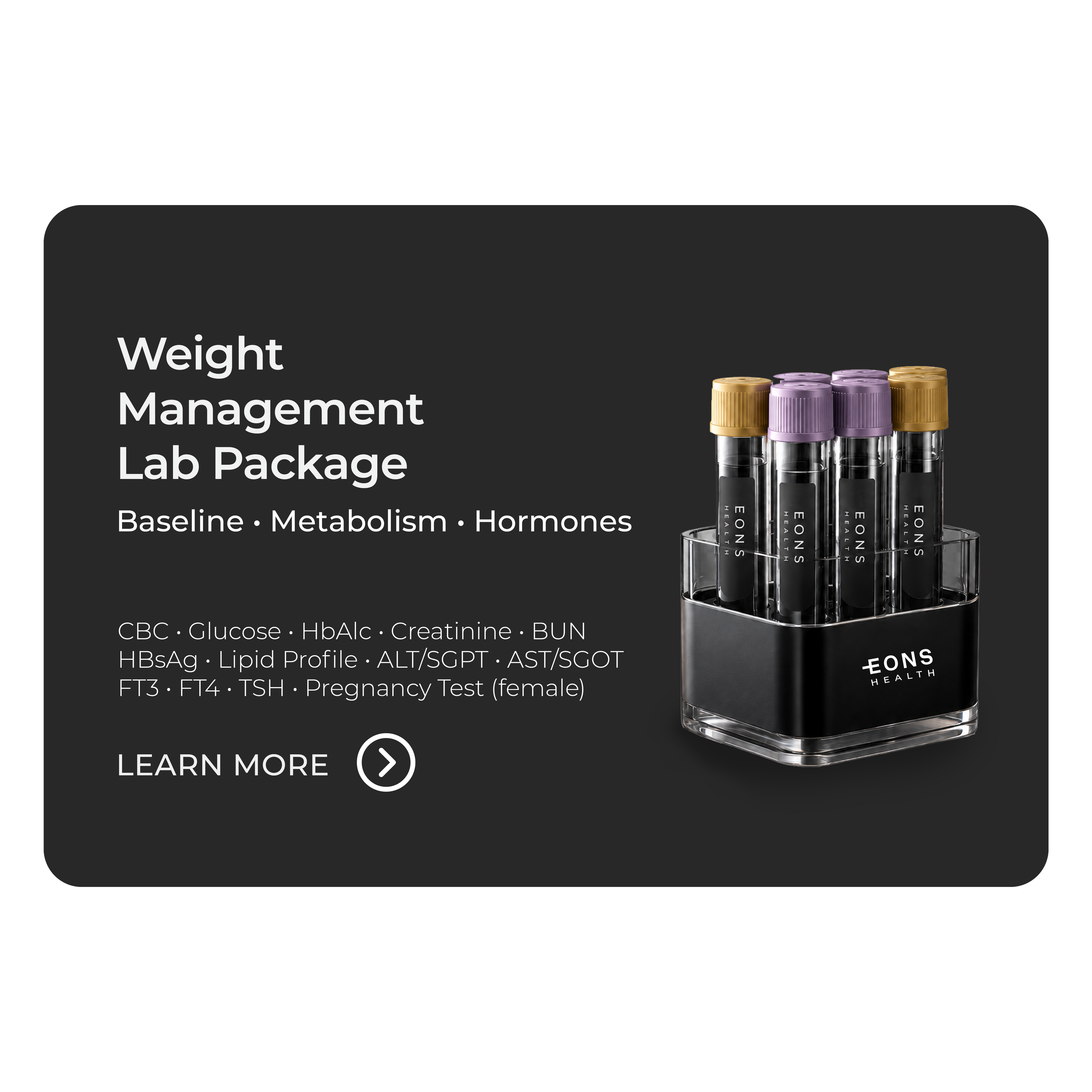 Weight Management Lab Package