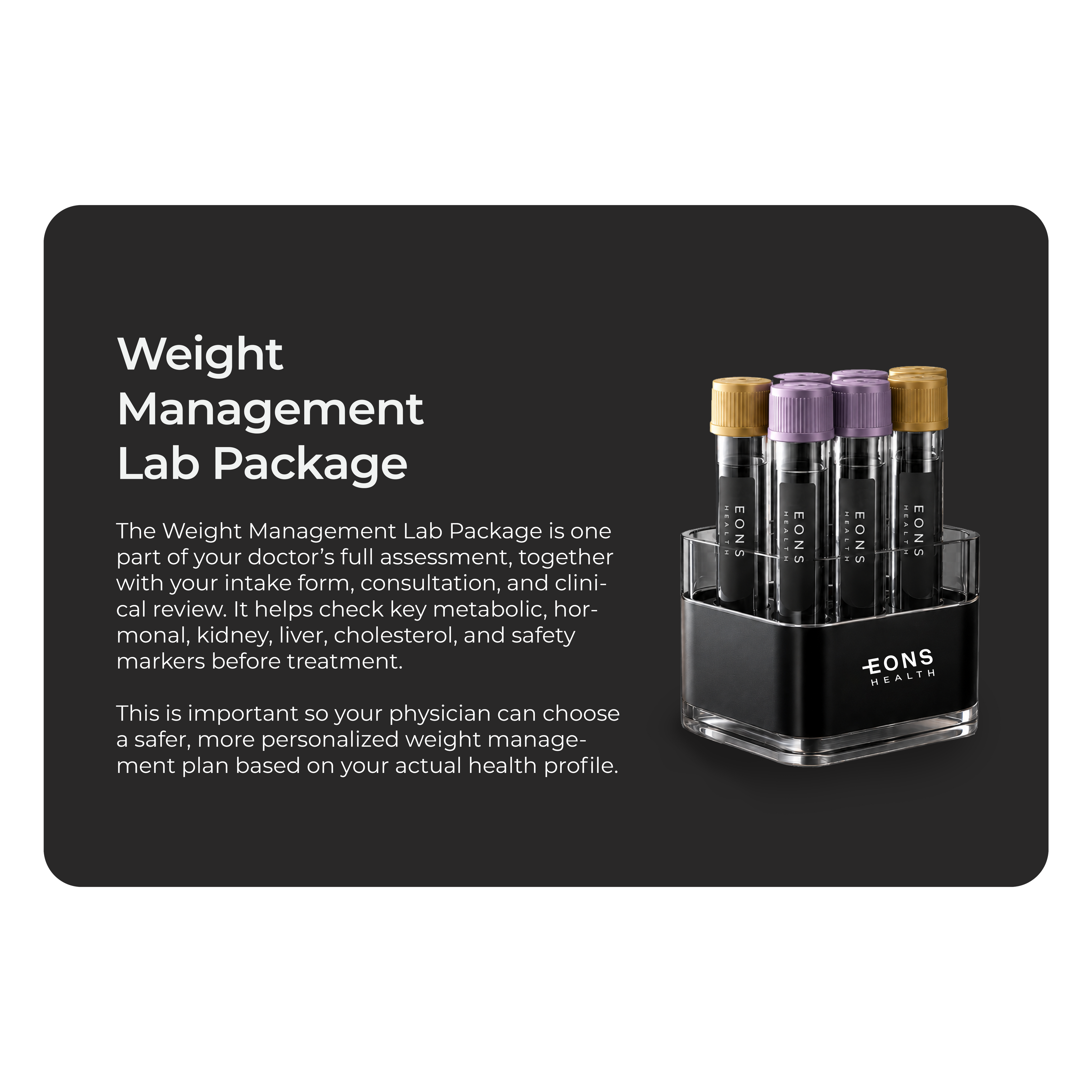 Weight Management Lab Package